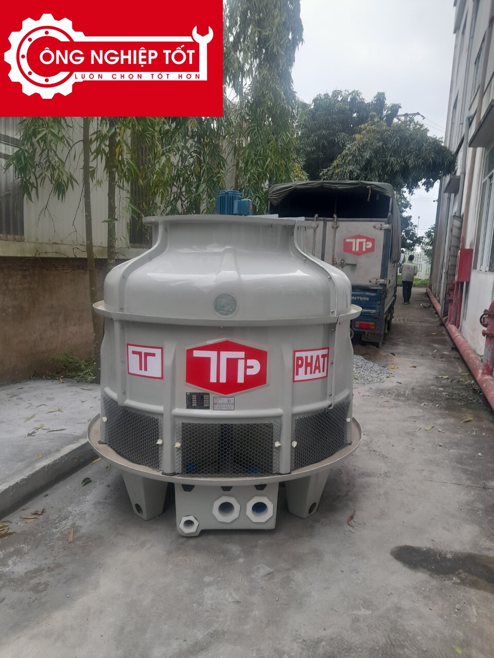 Hình ảnh thực tế tháp giải nhiệt Thuận Tiến Phát 60RT